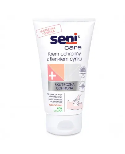 Seni Care Krem ochronny z tlenkiem cynku ulepszona formuła, 100 ml - Który chroni skórę przed powstaniem podrażnień