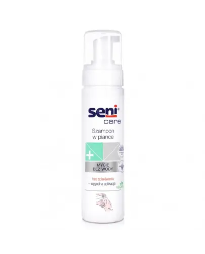 Seni Care Szampon w piance, 200 ml - Do mycia włosów bez użycia wody