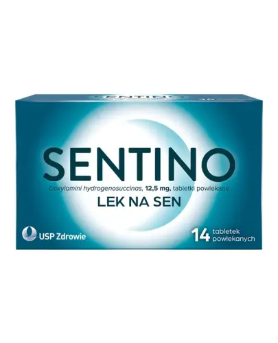 Sentino 12,5 mg, 14 tabletek powlekanych - Zaburzenia snu