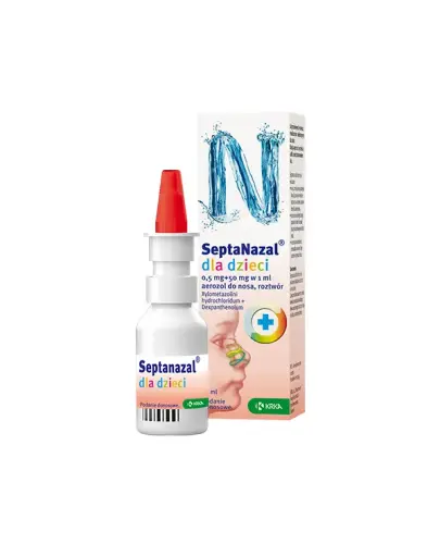 Septanazal dla dzieci, 10 ml - Aerozol do nosa z dekspantenolem