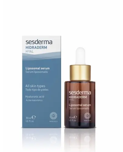 Sesderma Hidraderm Hyal Serum liposomowe, 30 ml - Serum nawilżające z 3 rodzajami kwasu hialuronowego