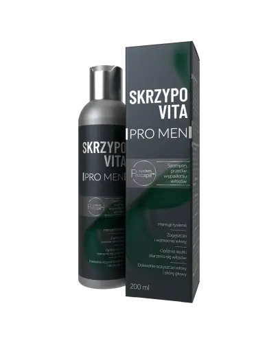 Skrzypovita Pro Men Szampon przeciw wypadaniu włosów, 200 ml - Myje, odżywia, regeneruje i wzmacnia włosy