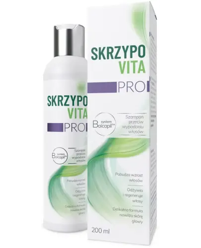 Skrzypovita Pro Szampon przeciw wypadaniu włosów, 200 ml - Hamuje wypadanie i pobudza wzrost nowych włosów