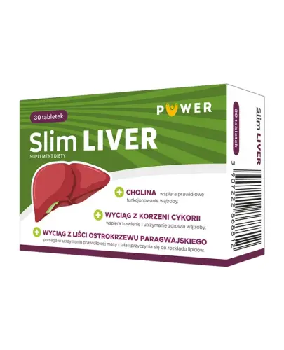 Slim Liver, 30 tabletek - Z wyciągiem z ziela karczocha i choliną