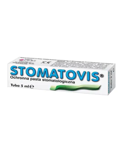 Stomatovis Ochronna pasta stomatologiczna, 5 ml - Na urazy i podrażnienia w jamie ustnej