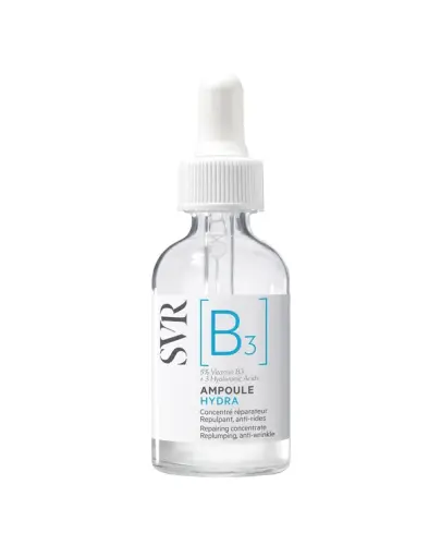 SVR Ampoule B3 Hydra Nawilżające serum B3 w ampułce, 30 ml - Skoncentrowane serum ujędrniające i regenerujące o działaniu przeciwzmarszczkowym