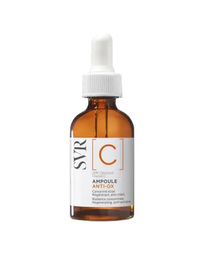 SVR C Ampoule Anti-Ox Antyoksydacyjne serum w ampułce, 30 ml  - Skoncentrowane Serum rozświetlające i regenerujące o działaniu przeciwzmarszczkowym