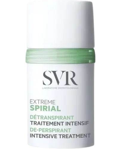 SVR Spirial Extreme roll-on, 20 ml - Intensywnie działający anyperspirant regulujacy nadmierne pocenie