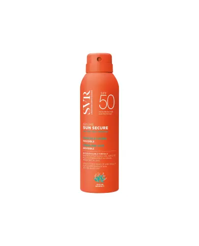 SVR Sun Secure Brume Mgiełka ochronna SPF50, 200 ml - Sun Secure Brume SPF50 to odświeżająca mgiełka, która zapewnia wysoką ochronę przeciwsłoneczną