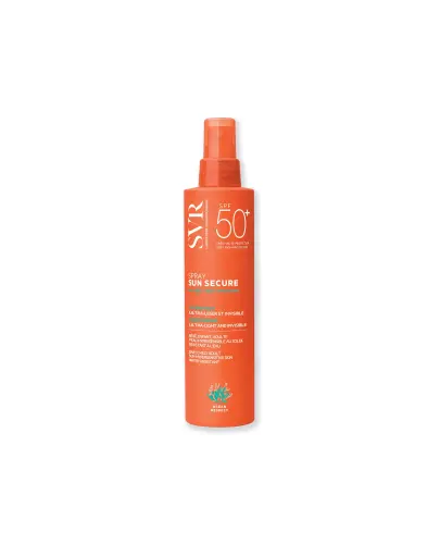 SVR Sun Secure Spray Nawilżająca, mleczna mgiełka ochronna SPF50+, 200 ml - Formuła mgiełki intensywnie nawilża skórę, sprawiając, że pozostaje miękka i gładka