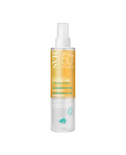 SVR Sun Secure Eau Solaire Ochronny spray przeciwsłoneczny SPF 50+, 200 ml - Biodegradowalna formuła szanująca środowisko morskie