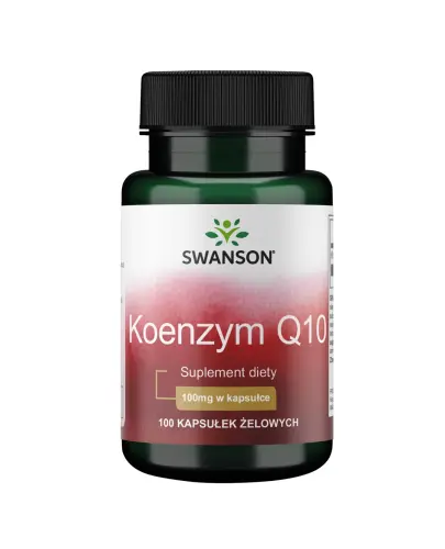 Swanson Koenzym Q10 100 mg, 100 kapsułek - Z wysoką zawartością koenzymu Q10