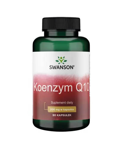 Swanson Koenzym Q10 200 mg, 90 kapsułek - Suplement diety dla osób dorosłych