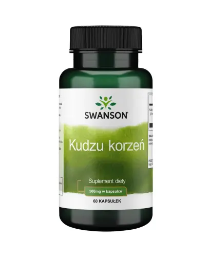 Swanson Kudzu korzeń 500 mg, 60 kapsułek - Ze sproszkowanym korzeniem kudzu