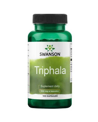 Swanson Triphala, 100 kapsułek - Z tradycyjną, ziołową mieszanką, składająca się z trzech sproszkowanych owoców