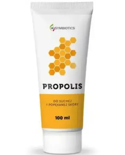 Symbiotics Propolis do suchej i popękanej, 100 ml - Pielęgnuje, nawilża, natłuszcza oraz wygładza naskórek