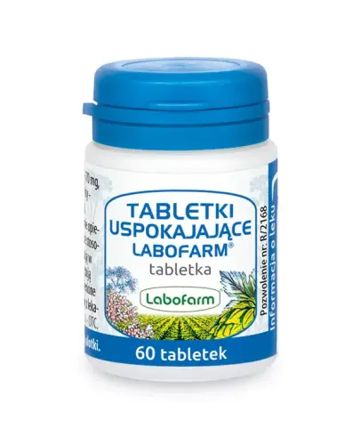 Tabletki uspokajające Labofarm, 60 sztuk - Tabletki uspokajające i łagodzące stany napięcia nerwowego