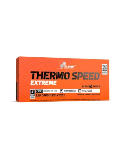 Olimp Thermo Speed Extreme, 120 kapsułek - Z ekstraktem guarany, tyrozyną, kofeiną oraz ekstraktem z zielonej herbaty