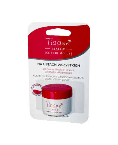 Tisane balsam do ust w słoiczku, 4,7g - Ziołowo-miodowy balsam do ust w słoiczku