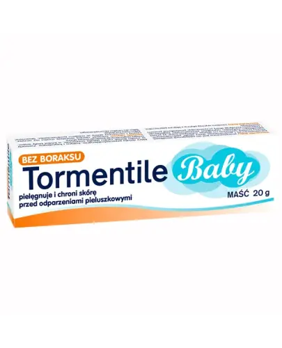 Tormentile Baby, maść, 20 g - Pielęgnuje i chroni skórę przed odparzeniami pieluszkowymi.