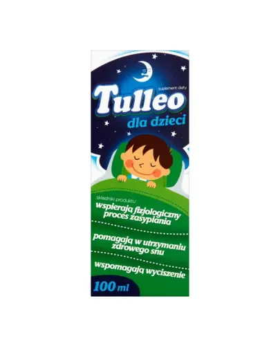 Tulleo, płyn, 100 ml - Suplement diety ze składnikami wspomagającymi wyciszenie