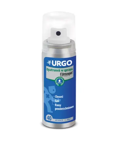 Urgo Filmogel, opatrunek w sprayu, 40 ml - Do stosowania na rany powierzchowne