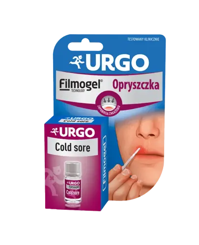 Urgo Filmogel Opryszczka, opatrunek w płynie 3ml - Profilatyka i leczenie opryszczki wargowej