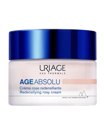 Uriage Age Absolu Krem Rose zagęszczający skórę, 50 ml - Przeciwstarzeniowy krem do twarzy na dzień