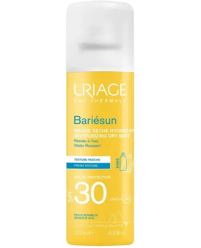 Uriage Bariesun Mgiełka SPF 30, 200 ml - Ochrona twarzy i ciała z wysokim filtrem przeciwsłonecznym