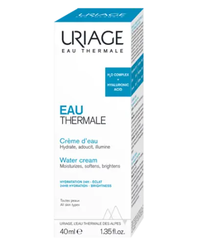 Uriage Eau Thermale Lekki krem nawilżający, 40 ml - Pielęgnacja twarzy i szyi. Do cery mieszanej, normalnej i suchej. 