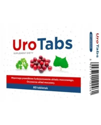 Urotabs, 60 tabletek - Z wyciągiem z korzenia pietruszki i liśćmi brzozy