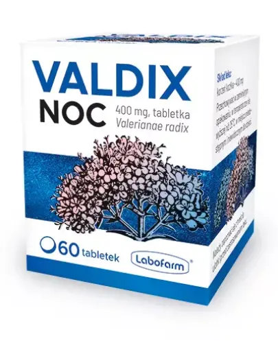 Valdix Noc, 60 tabletek - Valerianae radix 400 mg, tabletki