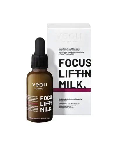 Veoli Botanica Focus Lifting Milk Serum emulsyjne, 30 ml - Wyraźne wygładzenie i przywrócenie jędrności