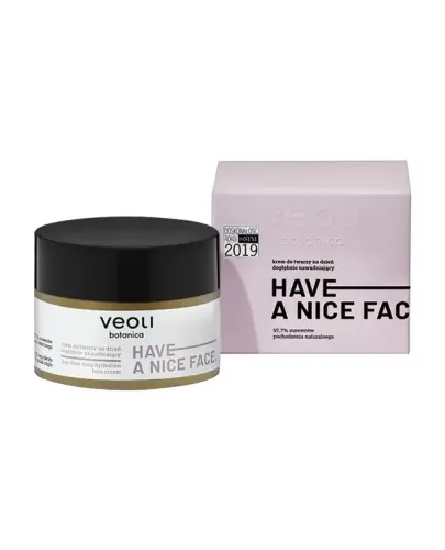 Veoli Botanica Have a Nice Face Krem do twarzy na dzień dogłębnie nawadniający, 50 ml - Utrzymuje odpowiedni poziom nawilżenia