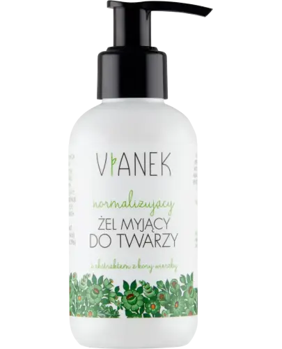 Vianek, normalizujący żel do mycia twarzy, 150 ml  - Do cery mieszanej, tłustej i problematycznej