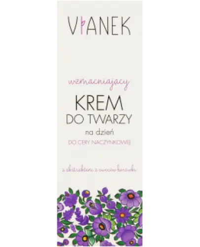 Vianek Wzmacniający krem do twarzy na dzień, 50 ml - Krem do cery naczynkowej