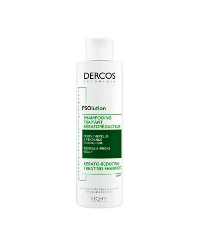 Vichy Dercos PSOlution, szampon keratolityczny, 200 ml - Zmniejsza liczbę grubych łusek, łagodzi swędzenie i zaczerwienienie