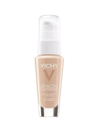 Vichy Liftactiv Flexiteint Podkład liftingująco-przeciwzmarszczkowy 25 Nude, 30 ml - Zapewnia wygładzenie zmarszczek i efekt liftingu.