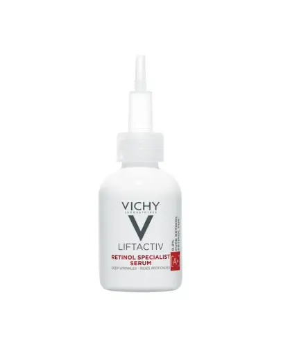 Vichy Liftactiv Retinol Specialist, serum z retinolem na noc, 30 ml  - Redukcja głębokich i utrwalonych zmarszczek