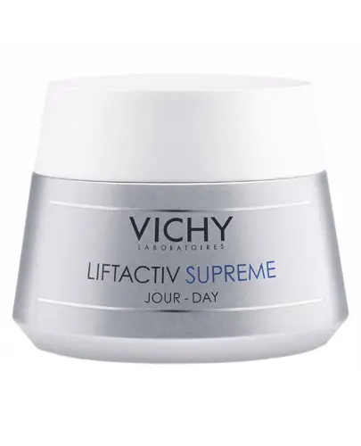 Vichy Liftactiv Supreme Przeciwzmarszczkowy krem na dzień, 50 ml - Dzienny efekt liftingu dla ciągłej redukcji zmarszczek i ujędrnienia skóry