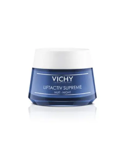 Vichy Liftactiv Supreme Nuit krem przeciwzmarszczkowy na noc, 50 ml - Ujędrnia skórę i zapewnia efekt liftingu