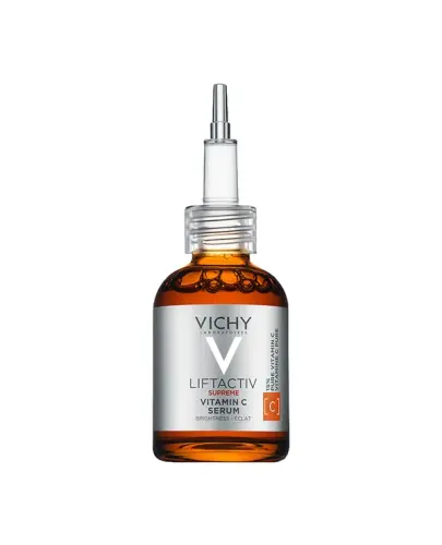 Vichy Liftactiv Supreme Vitamin C Serum do twarzy z witaminą C, 20 ml - Wysoko skoncentrowana silna formuła z koktajlem antyoksydantów