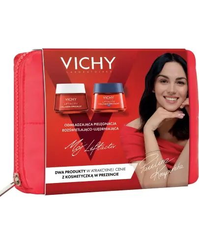 Vichy Liftactiv Zestaw Collagen Specialist krem na dzień, 50 ml + Collagen Specjalist Krem na noc, 50ml - Redukują oznaki starzenia spowodowane utratą kolagenu w skórze