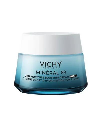 Vichy Mineral 89 Krem nawilżająco-odbudowujący 72h, 50 ml - Zapewniaj skórze długotrwały komfort