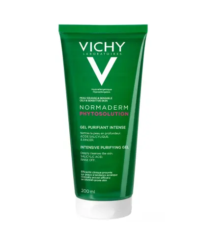 Vichy Normaderm Phytosolution, żel głęboko oczyszczający, 200 ml - Do mycia skóry tłustej i mieszanej