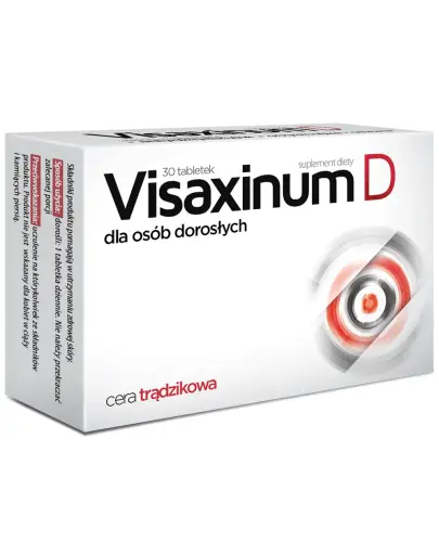 Visaxinum D, 30 tabletek - Suplement diety z wyciągami roślinnymi