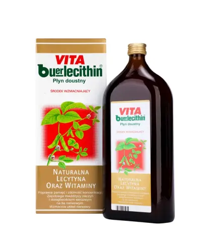 Vita Buerlecithin, 1000 ml - Naturalna lecytyna oraz witaminy