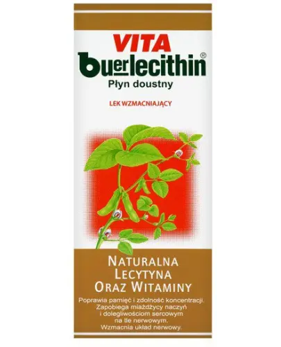 Vita Buerlecithin, 1000 ml - Naturalna lecytyna oraz witaminy