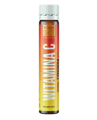 Triggy Vitamin Shot, Witamina C o smaku żurawinowym, 25 ml - Shot witaminowy, uzupełnienie codziennej diety