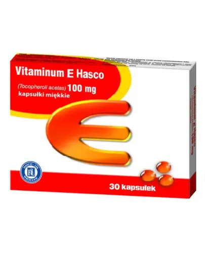 Vitaminum E Hasco, 30 kapsułek - Zapobiegania niedoborom witaminy E. 